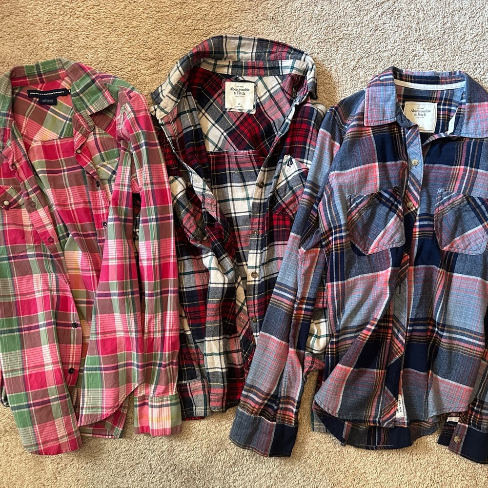 (3) Button Down Shirts. - image 1